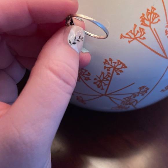 Size 9 silver wildflower ring - Picture 4 of 5